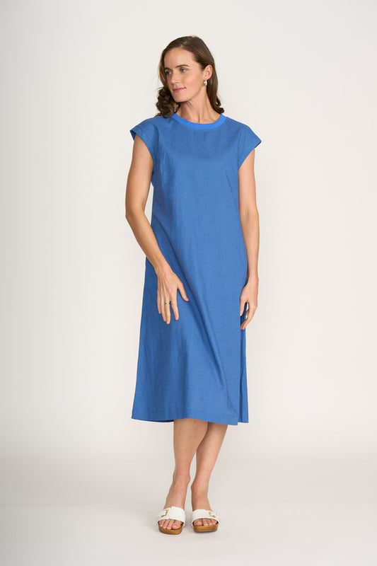 Cap Sleeve Midi Dress