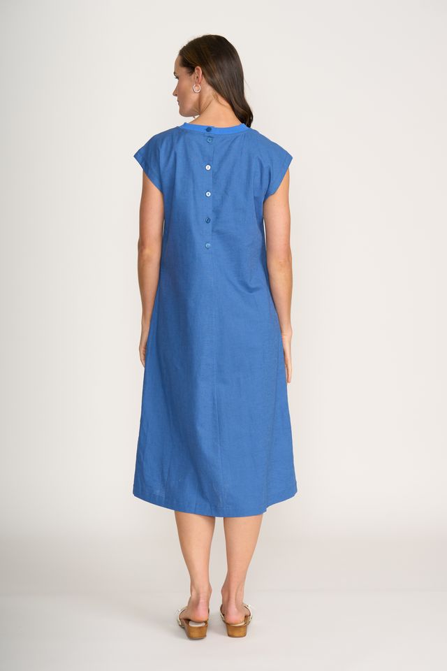 Cap Sleeve Midi Dress