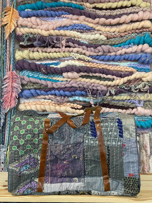 Sky Patchwork Duffle