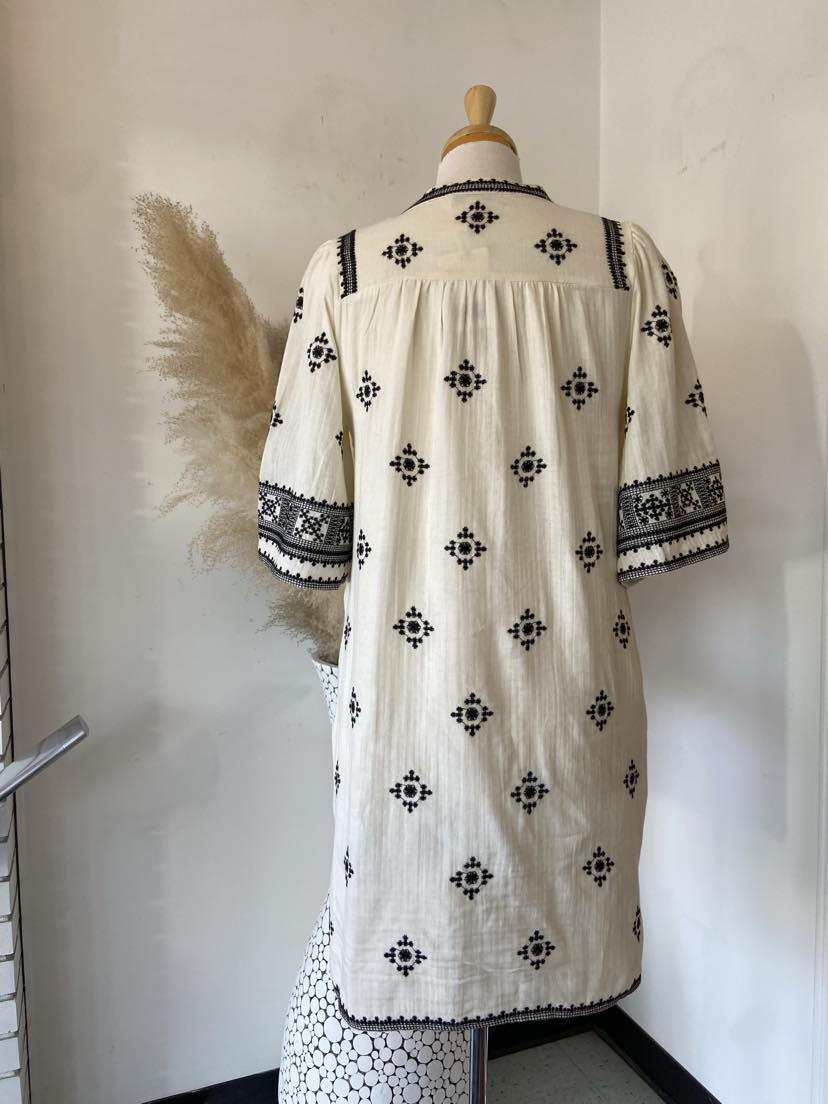 Arlie Embroidered Dress