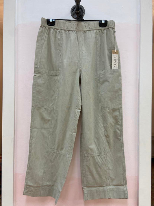 Siara Tapered Crop Pant ~ Light Khaki