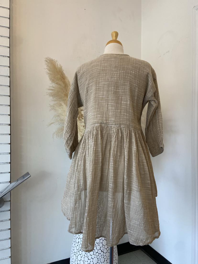 Aleeta Tie Cover Up ~ Natural