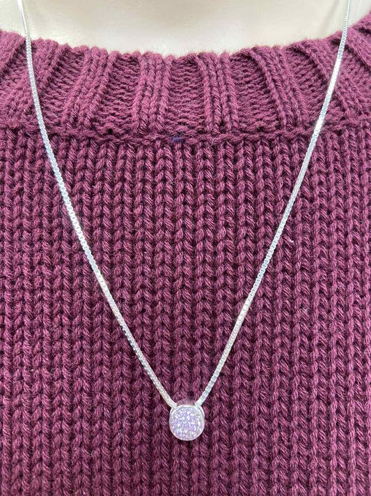 Lilac Bezel Necklace - Hillberg & Berk™