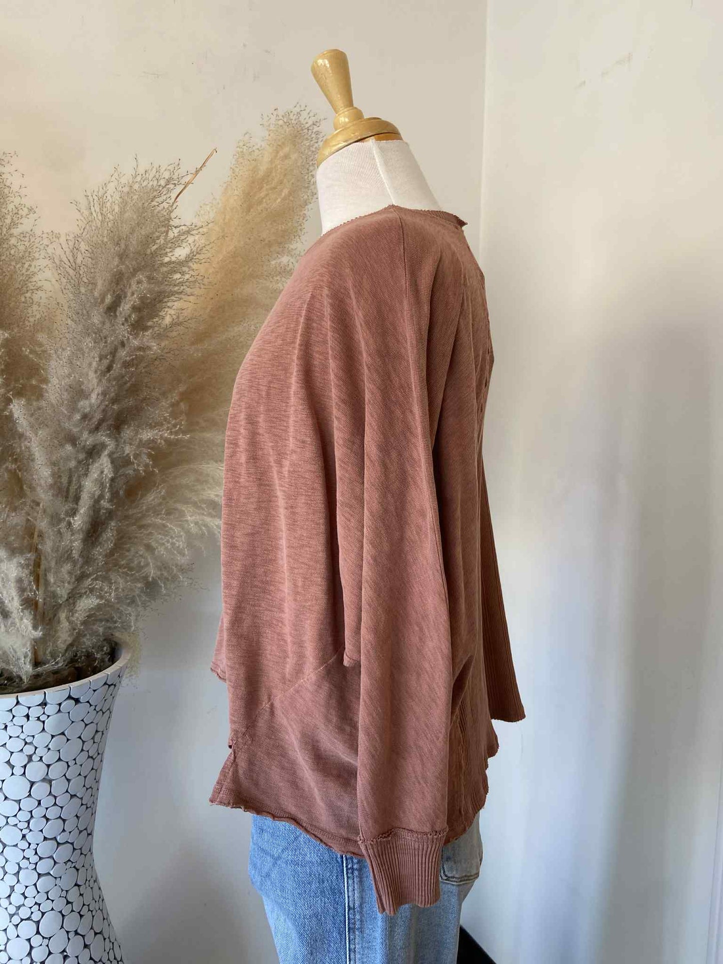 Dani Dolman Top ~ Currant