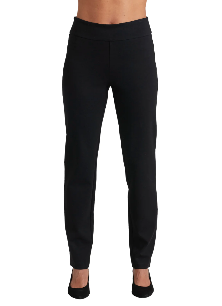 Ellen's Noir Ponte Pant { Reg }