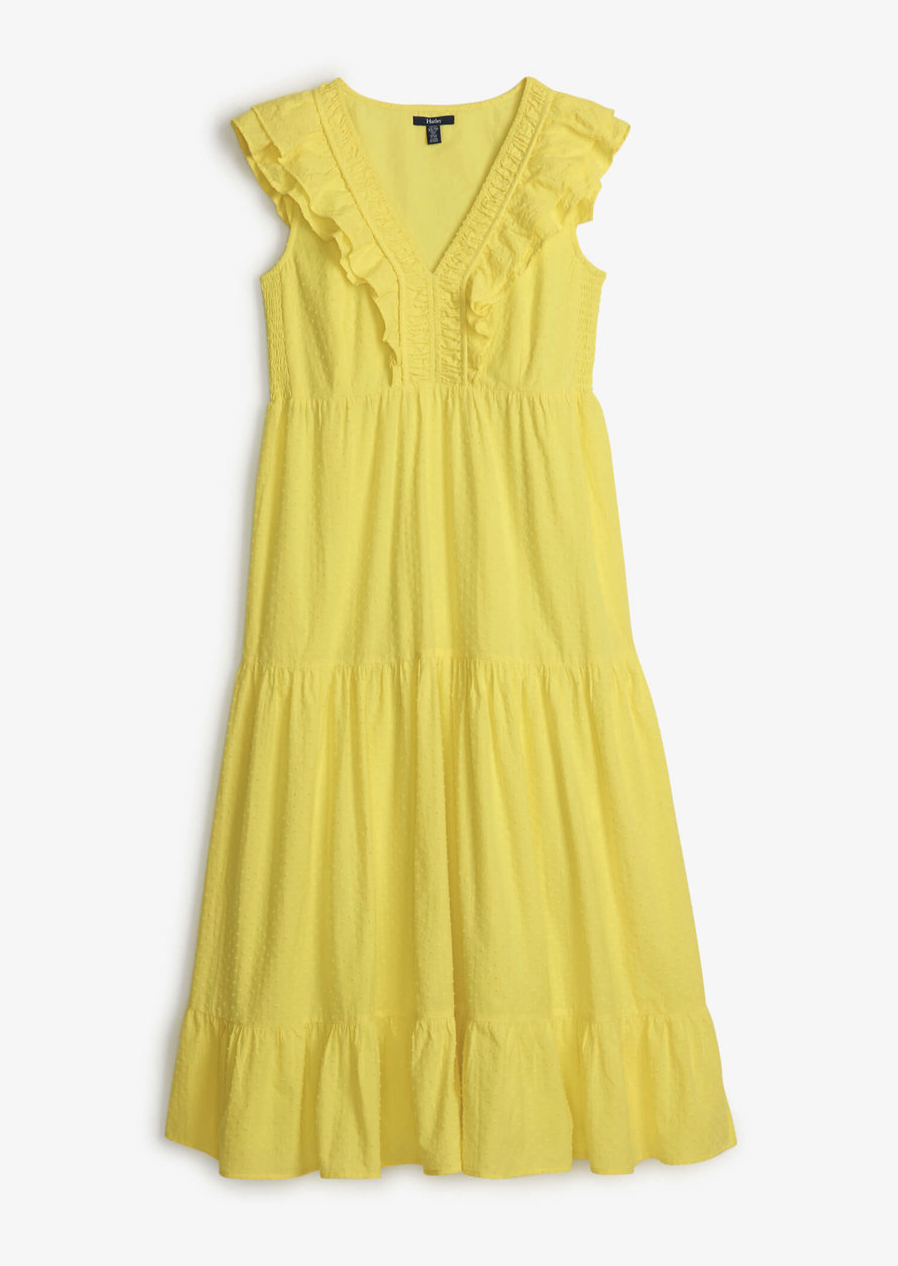 Aria Midi Dress ~ Lemon ~ Size XS