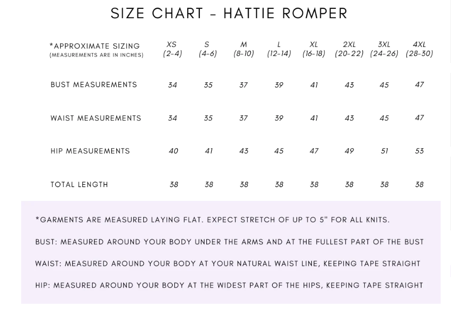 Hattie Romper ~ Black