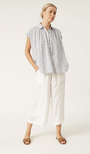 Mirna Top ~ Washed Linen