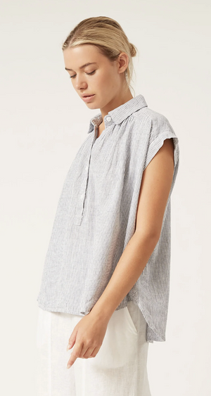 Mirna Top ~ Washed Linen