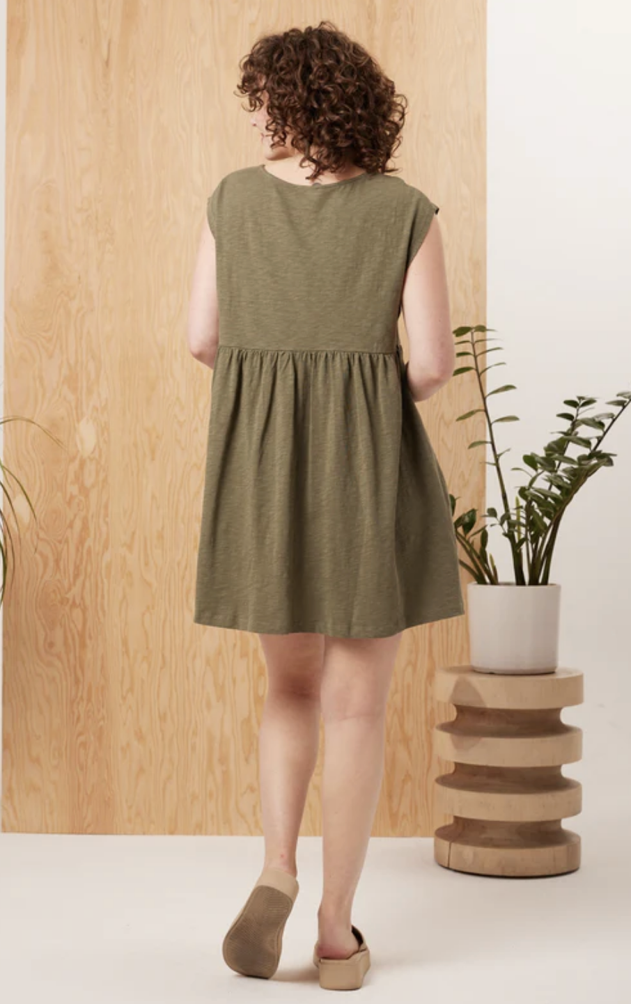 **Best Seller** Misty Dress ~ Army