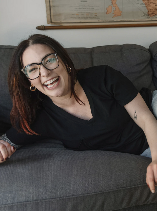 Blondie Wave Tee ~ Black