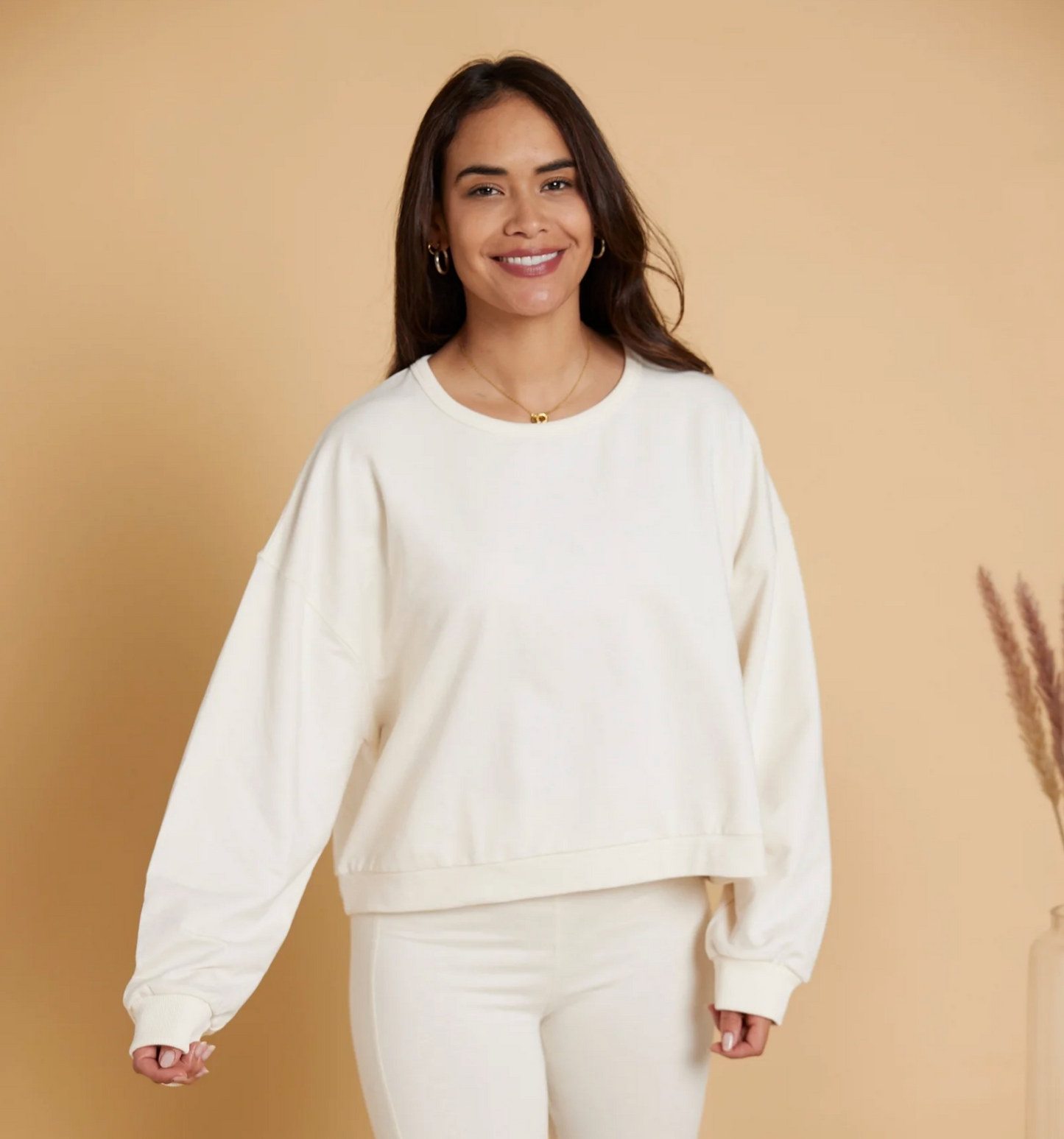 Ada Pullover ~ Pearl