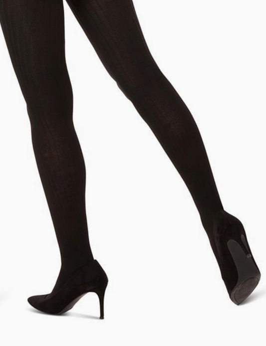Boston Ribbed Tights ~ Black
