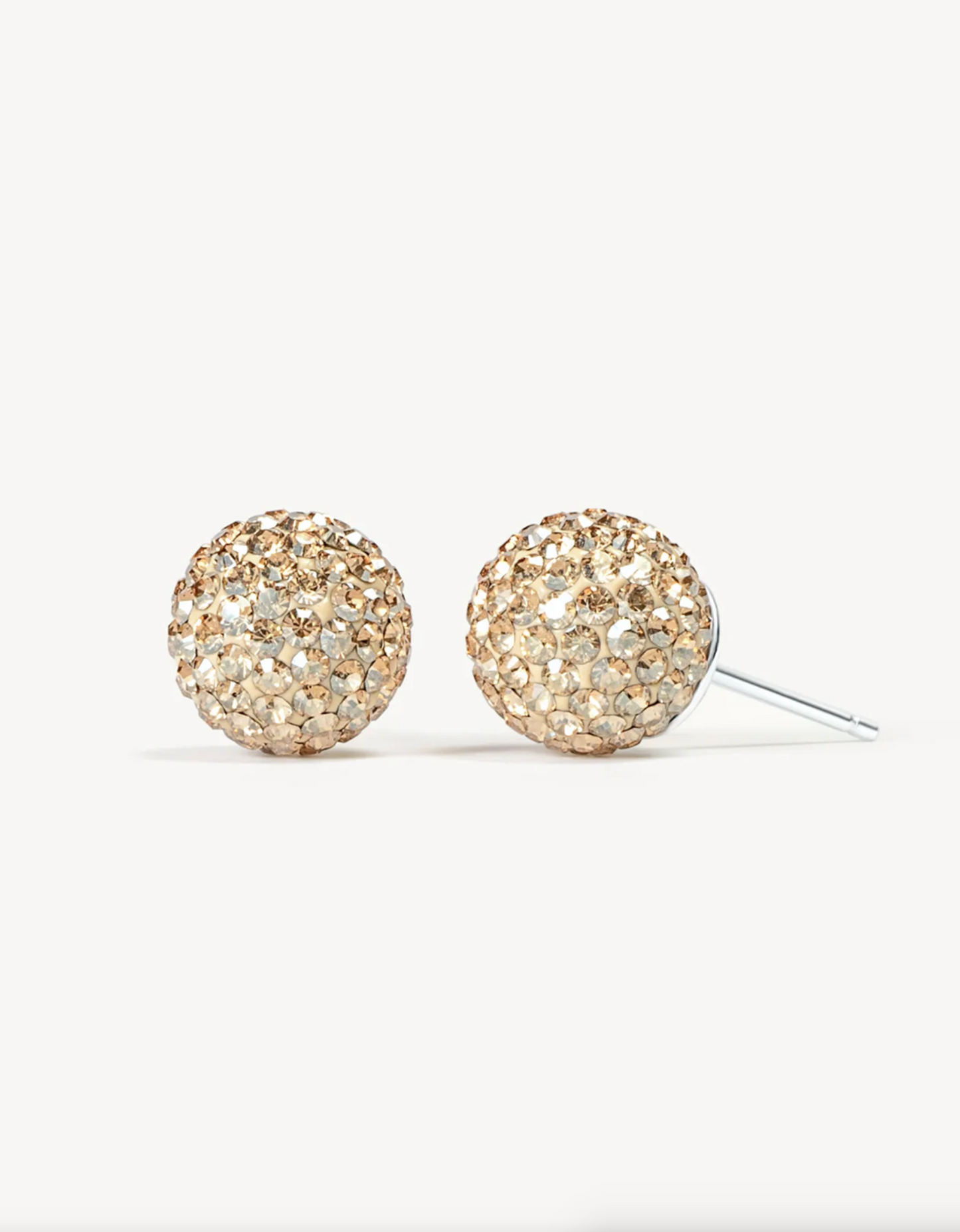 Soft Gold Sparkle Ball™ Stud Earrings