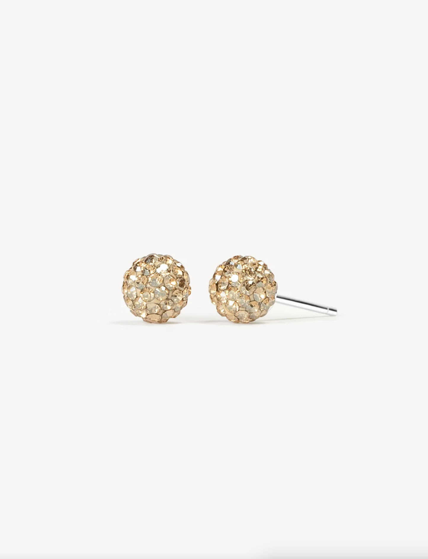 Soft Gold Sparkle Ball™ Stud Earrings