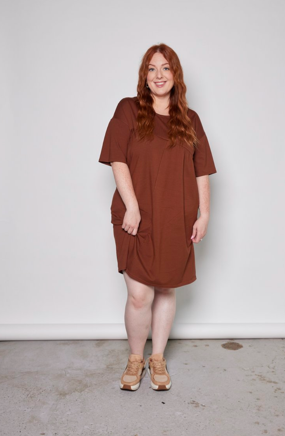 Evelyn Dress ~ Tobacco