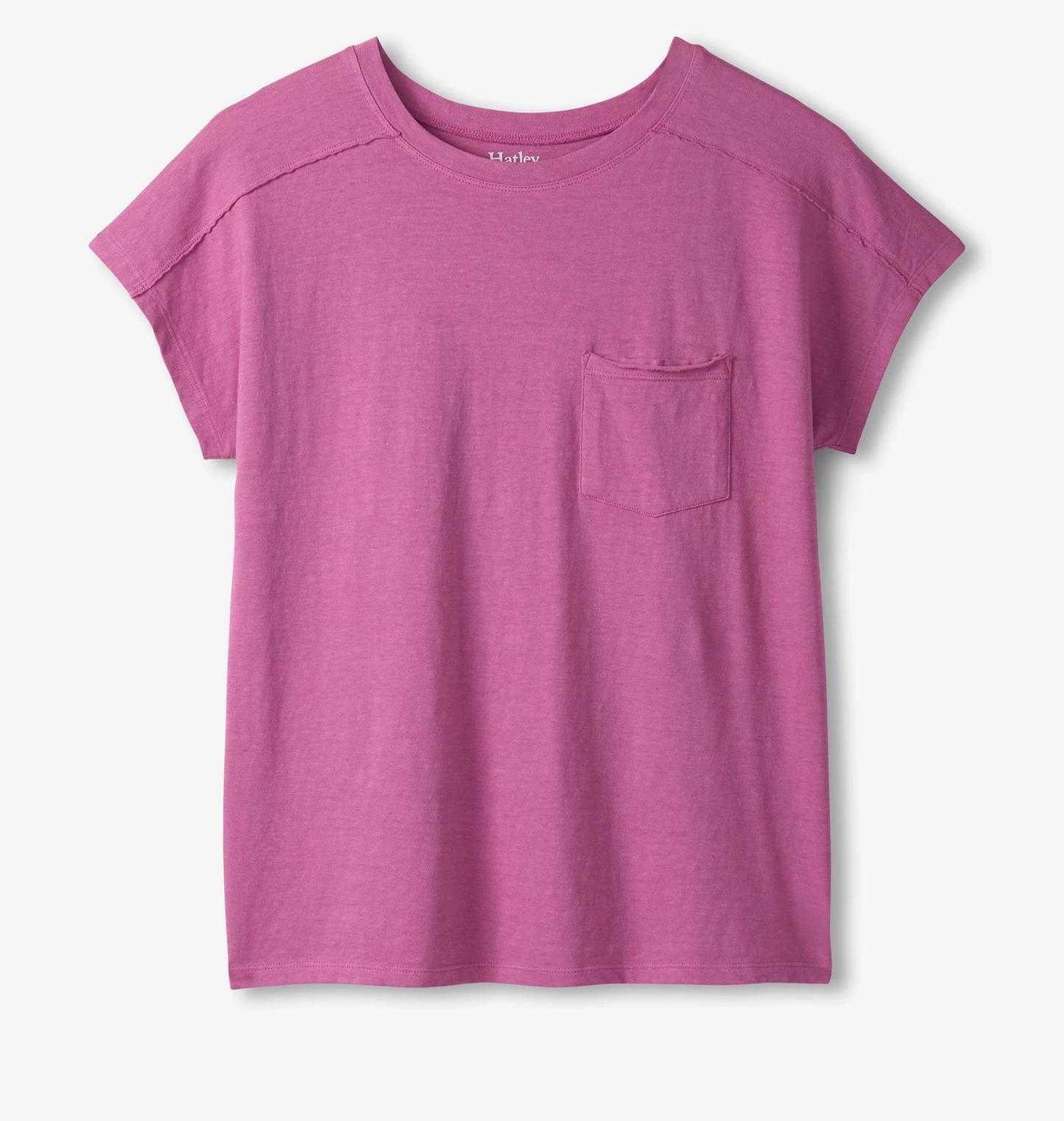Slouchy Pocket Tee ~ Crocus