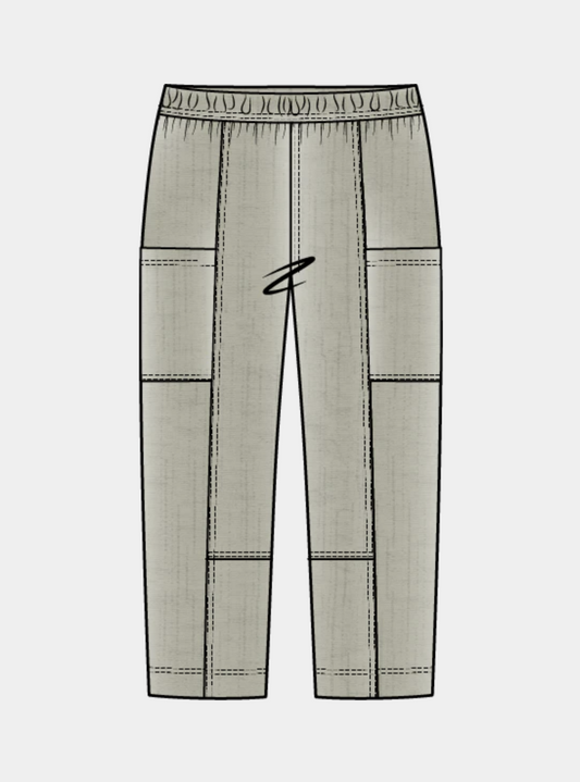Siara Tapered Crop Pant ~ Light Khaki