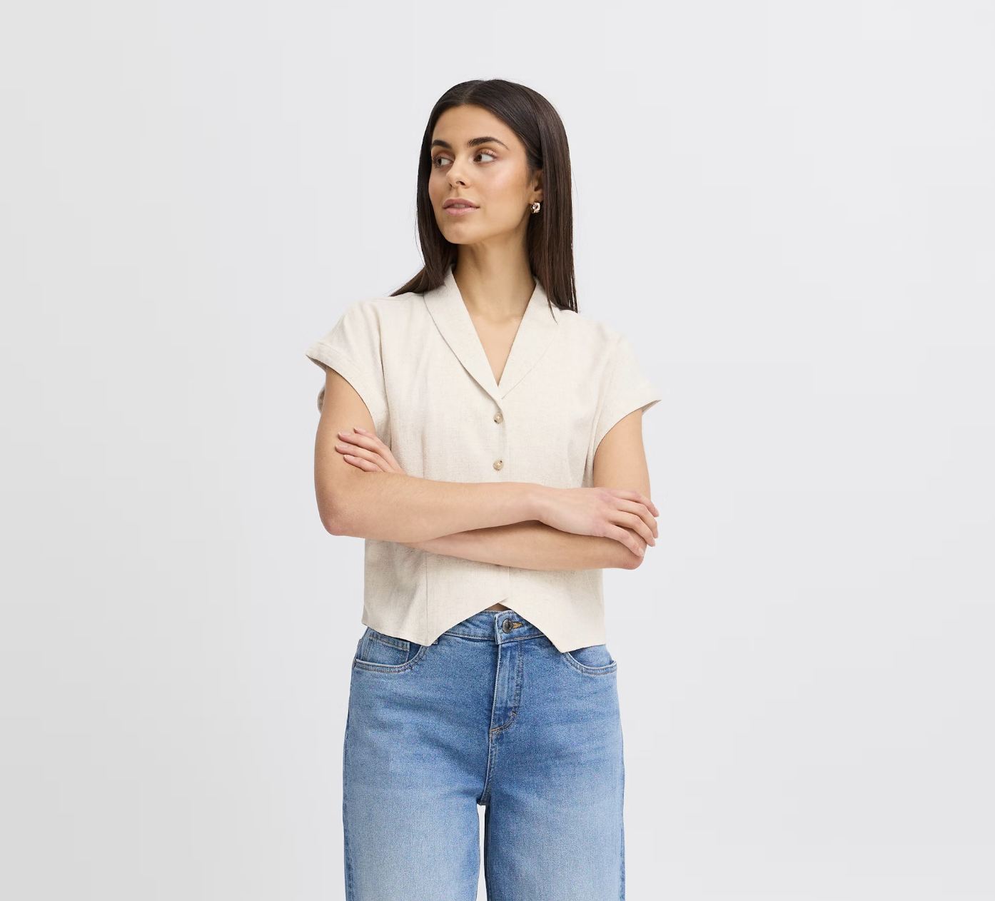 Ratel Shirt Vest ~ Cream