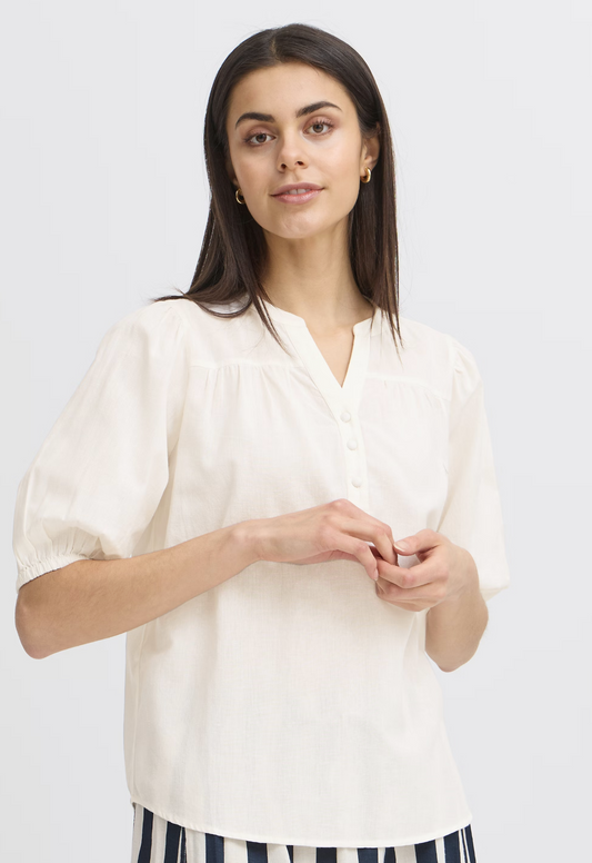 Maddy Blouse ~ Cream