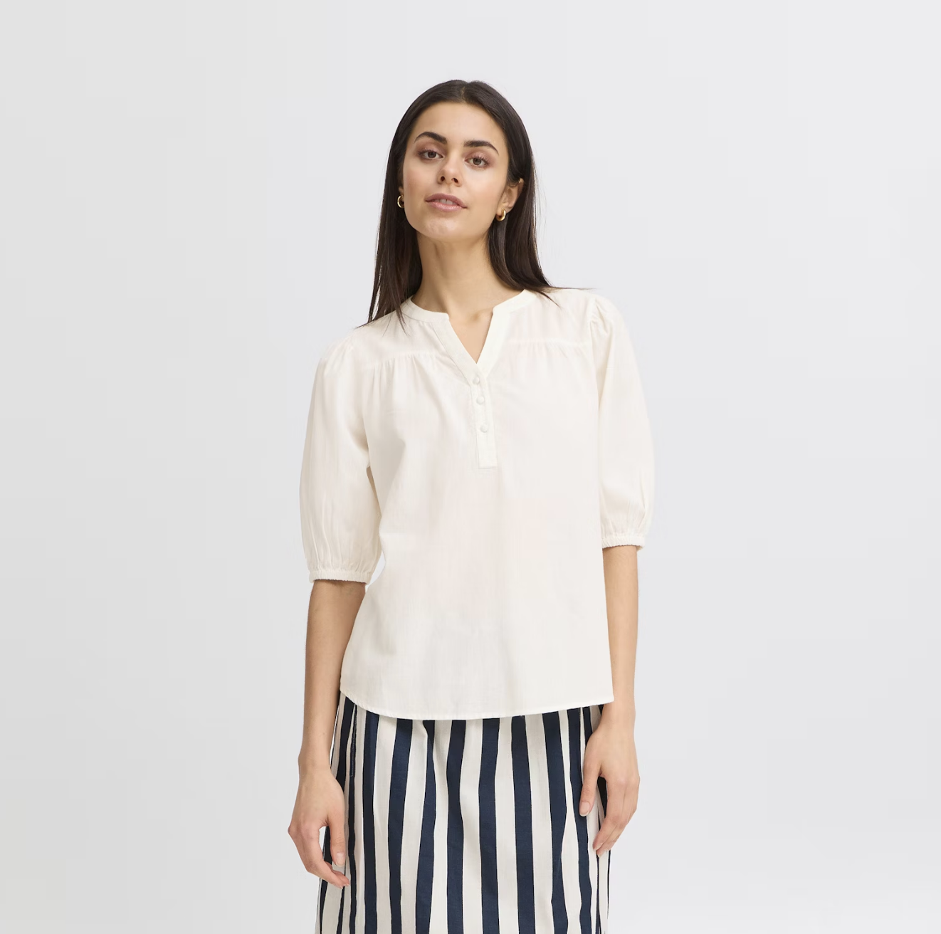 Maddy Blouse ~ Cream