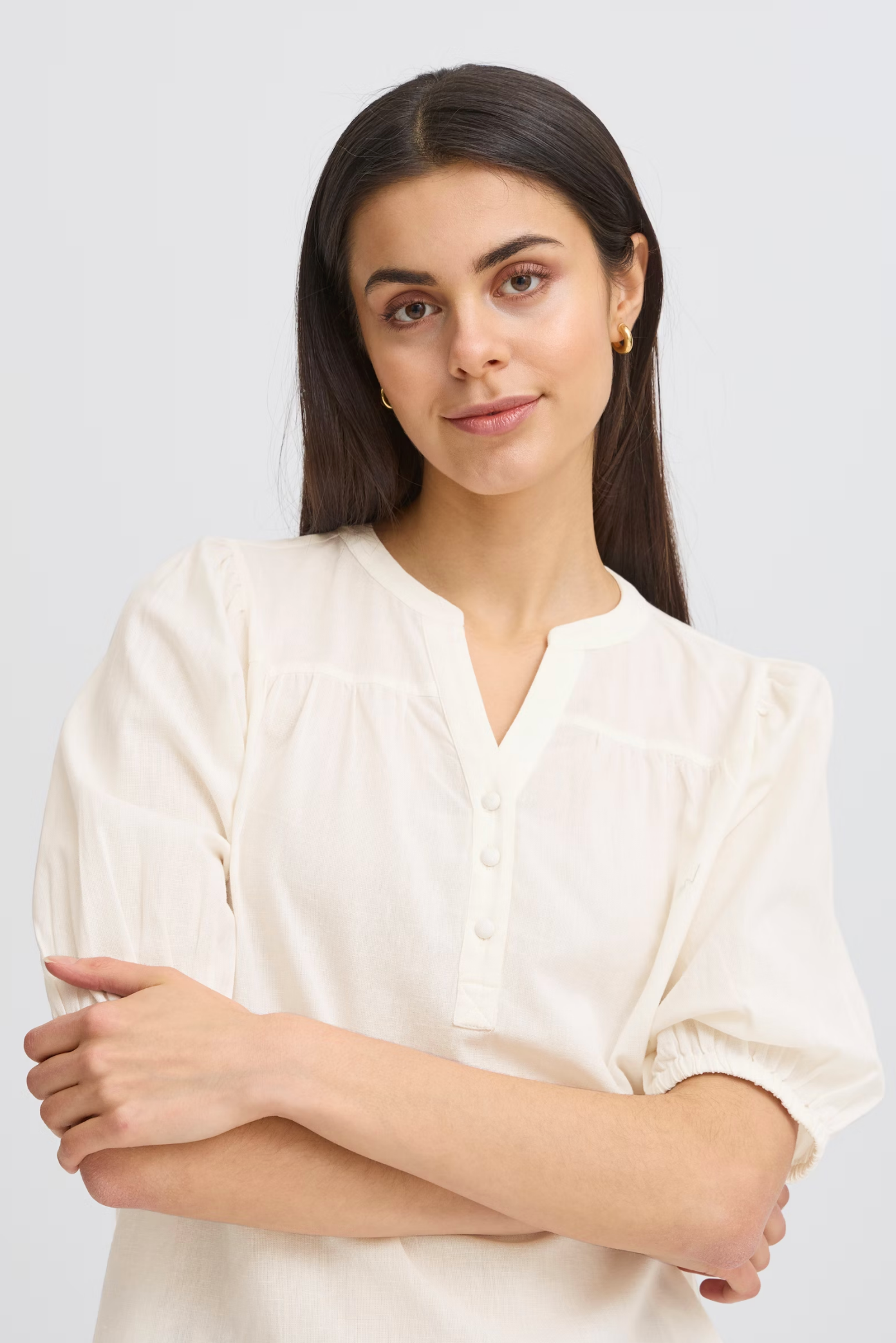 Maddy Blouse ~ Cream