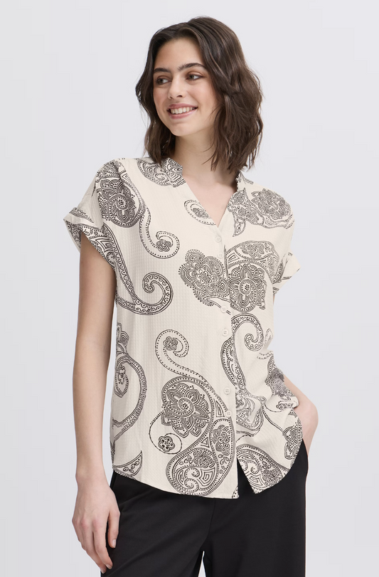 Oline Blouse ~ Cream
