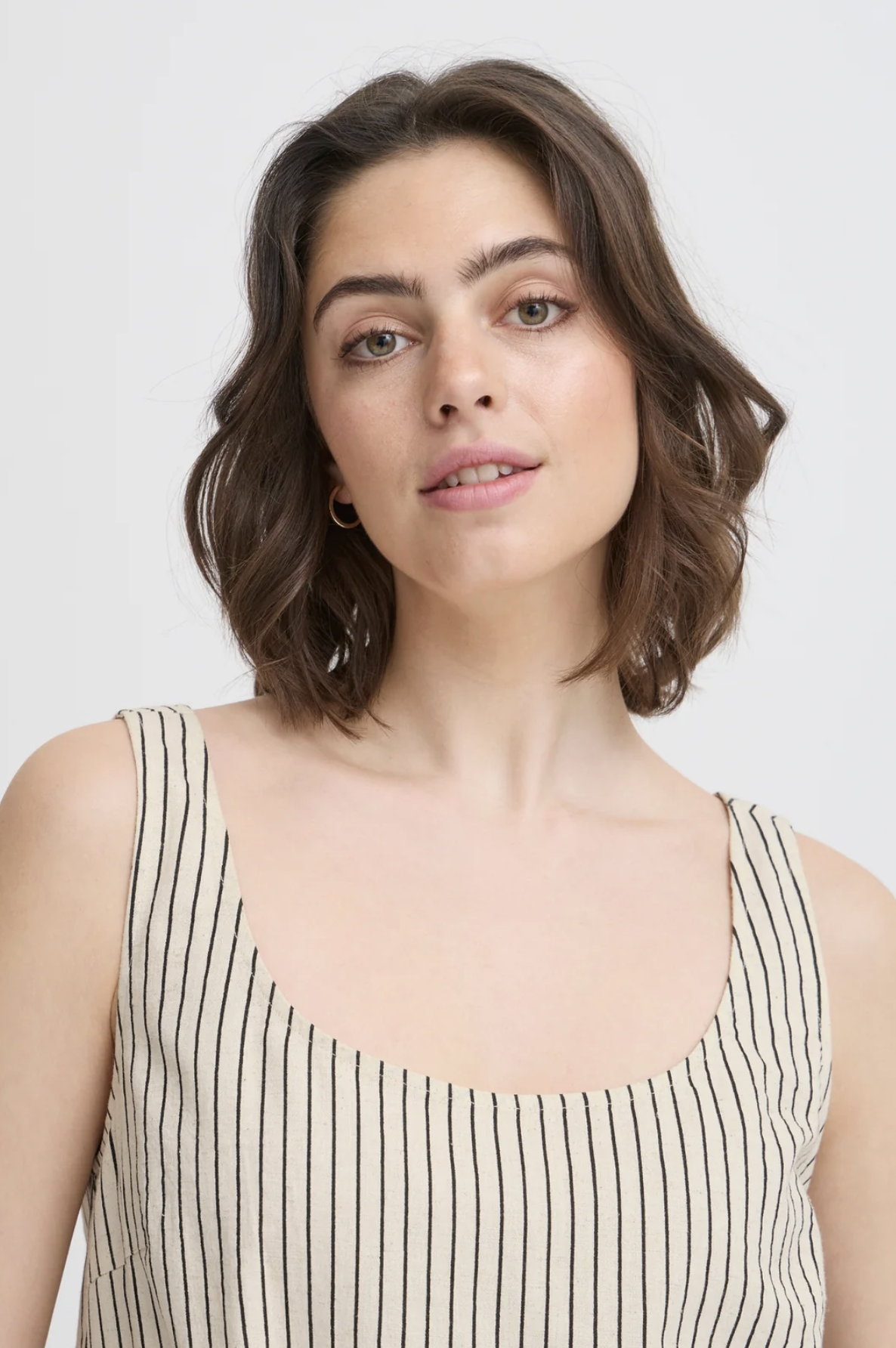 Maddy Tank ~ Black Stripe