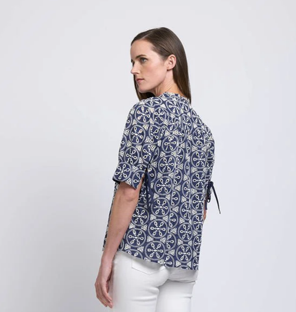Heartstrings Top ~ Navy