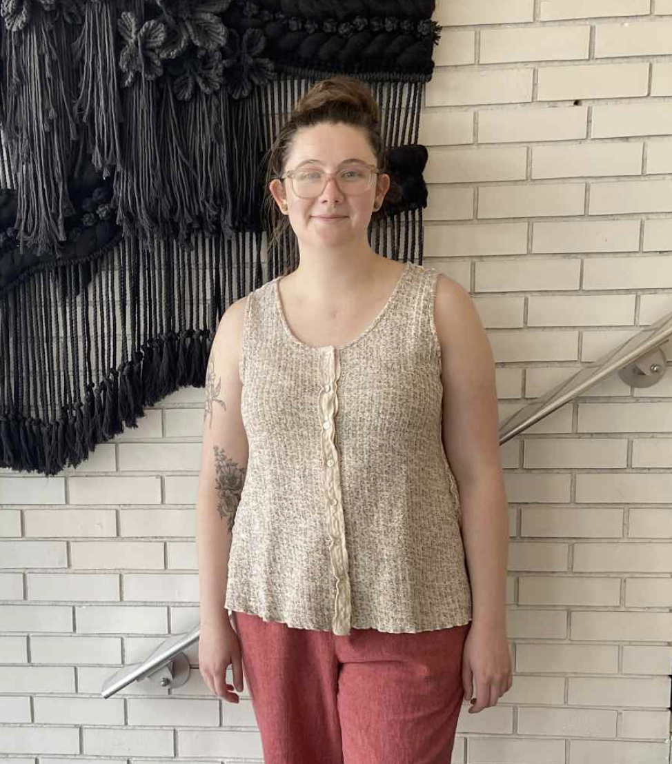 Lola Tank Vest ~ Pearl