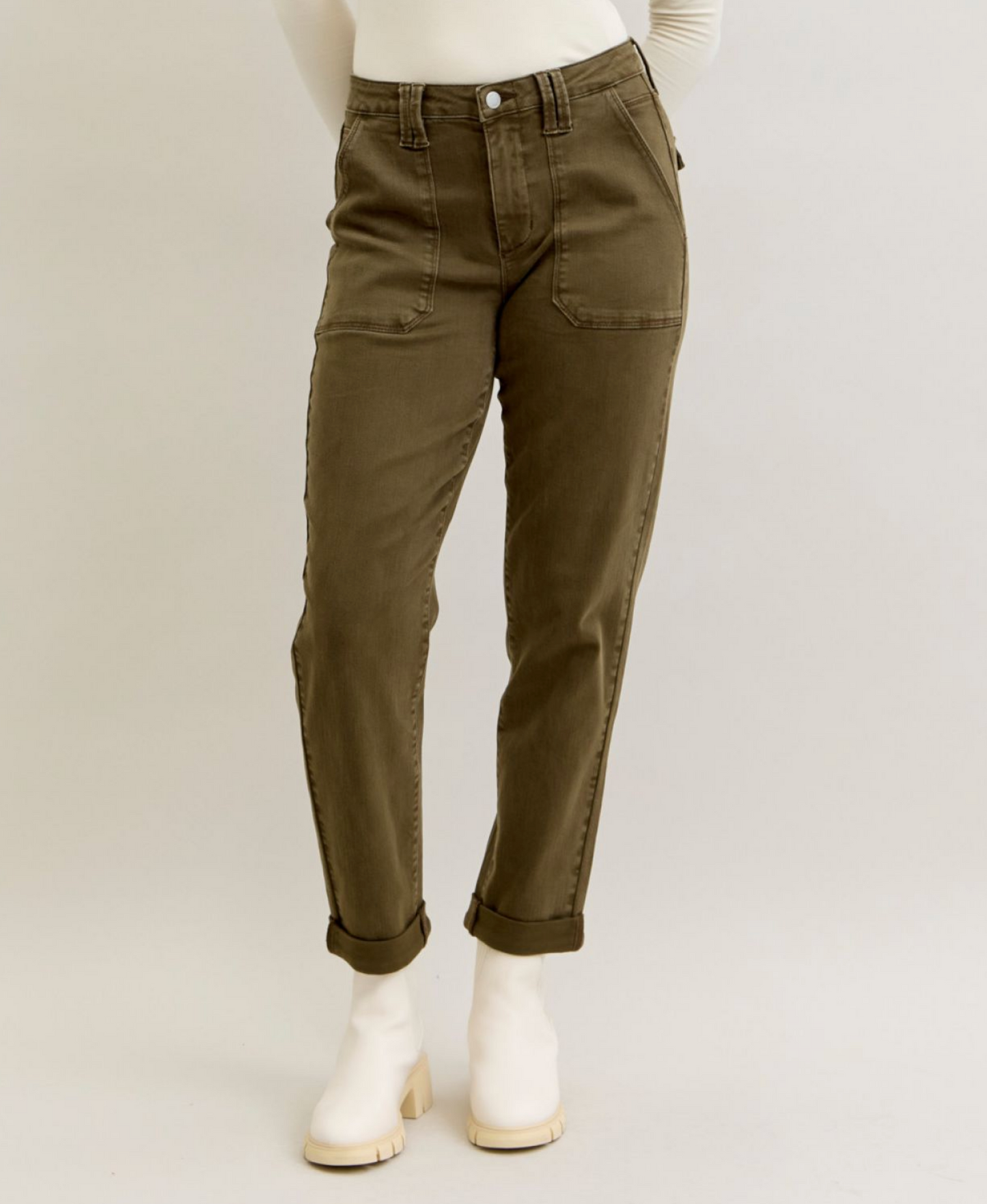 Ginny Slim Fit Jeans ~ Dark Forest { Reg & Curve }