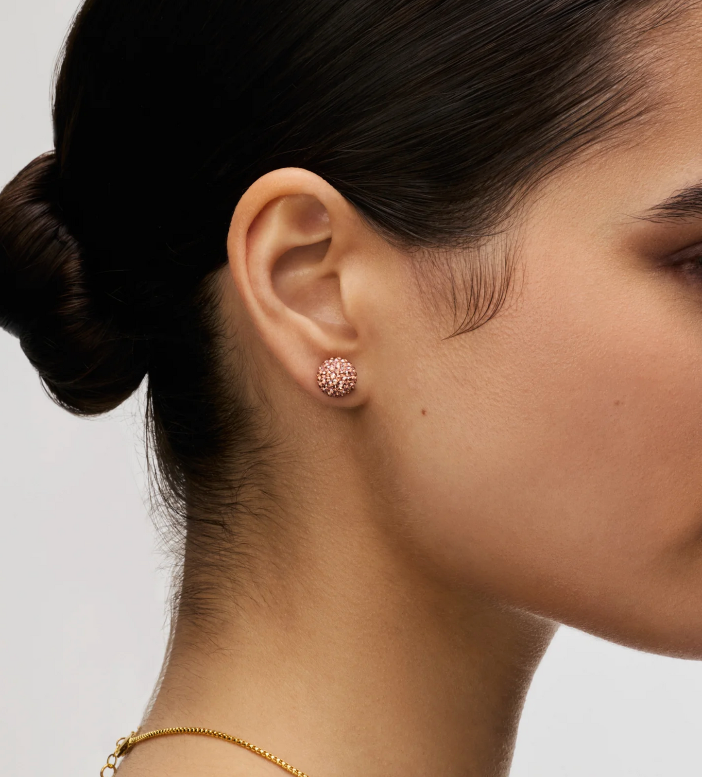 Desert Rose Sparkle Ball™ Stud Earrings