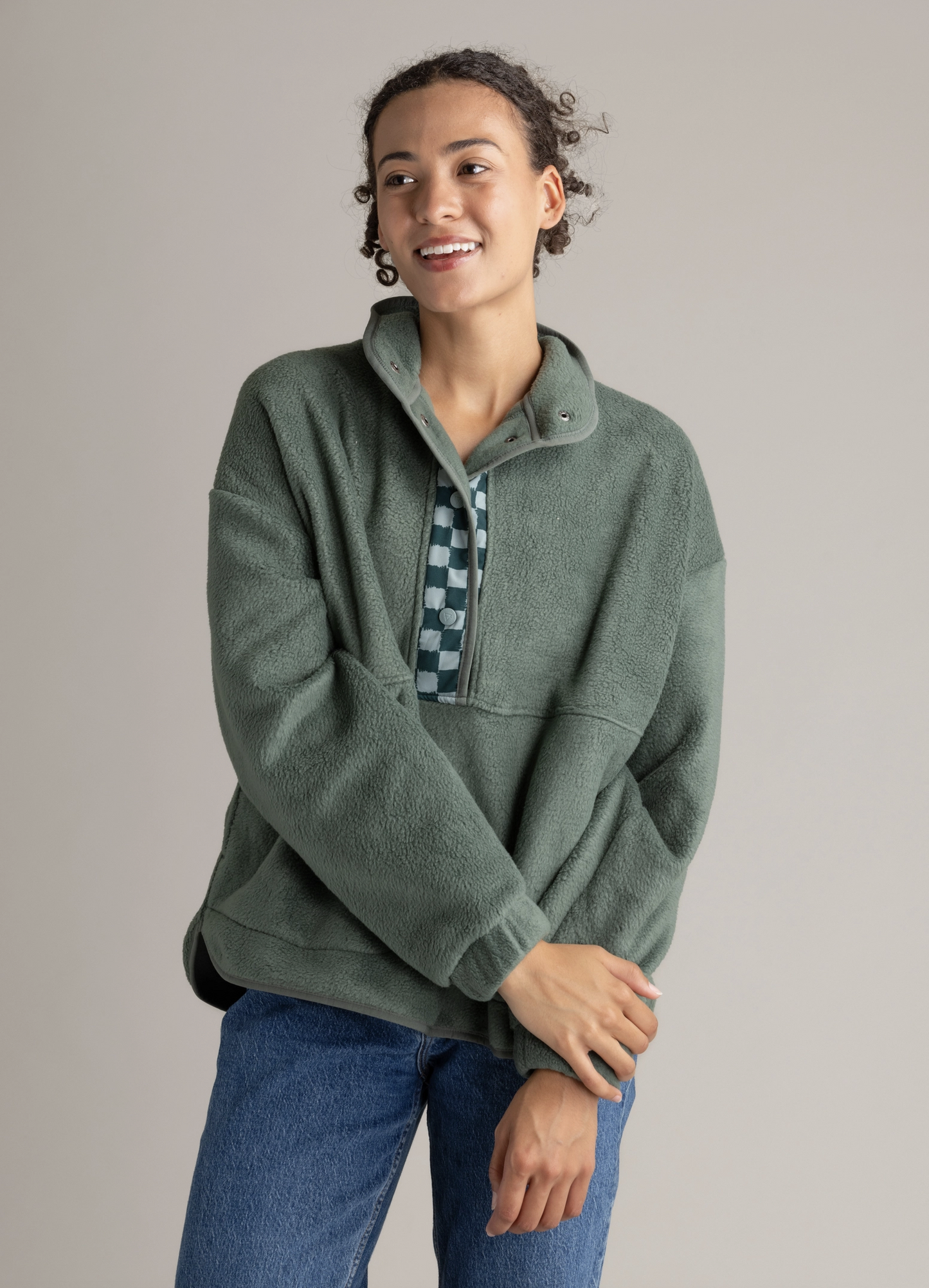 Dawn Heavy Fleece Quarter Snap Pullover