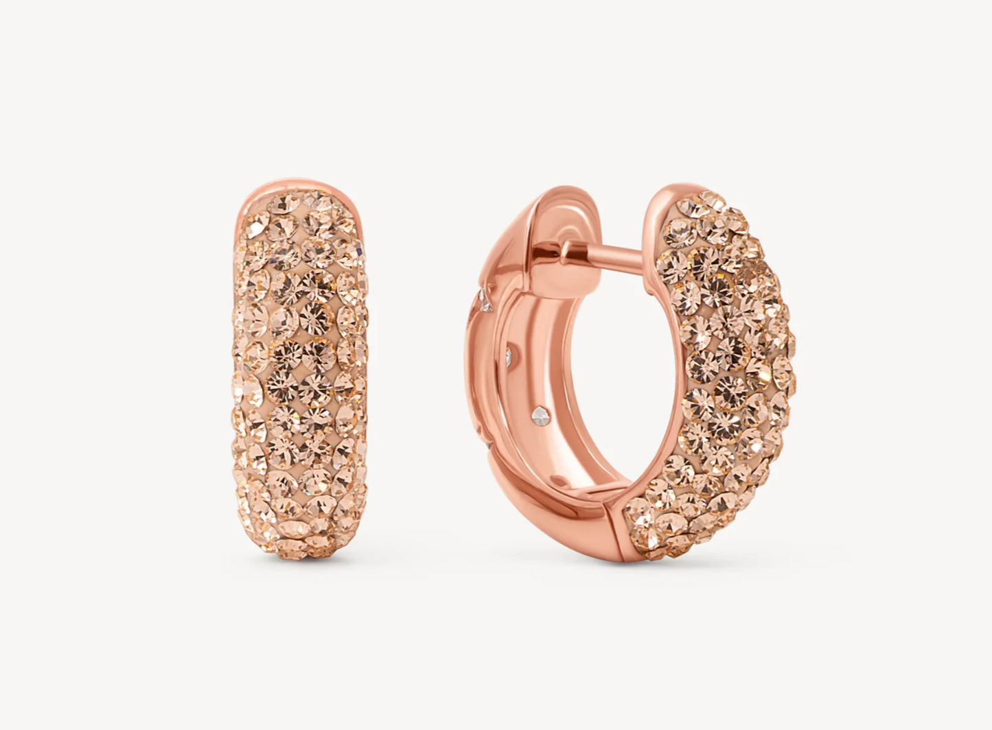Starburst Sparkle Reversible Hoop Earrings