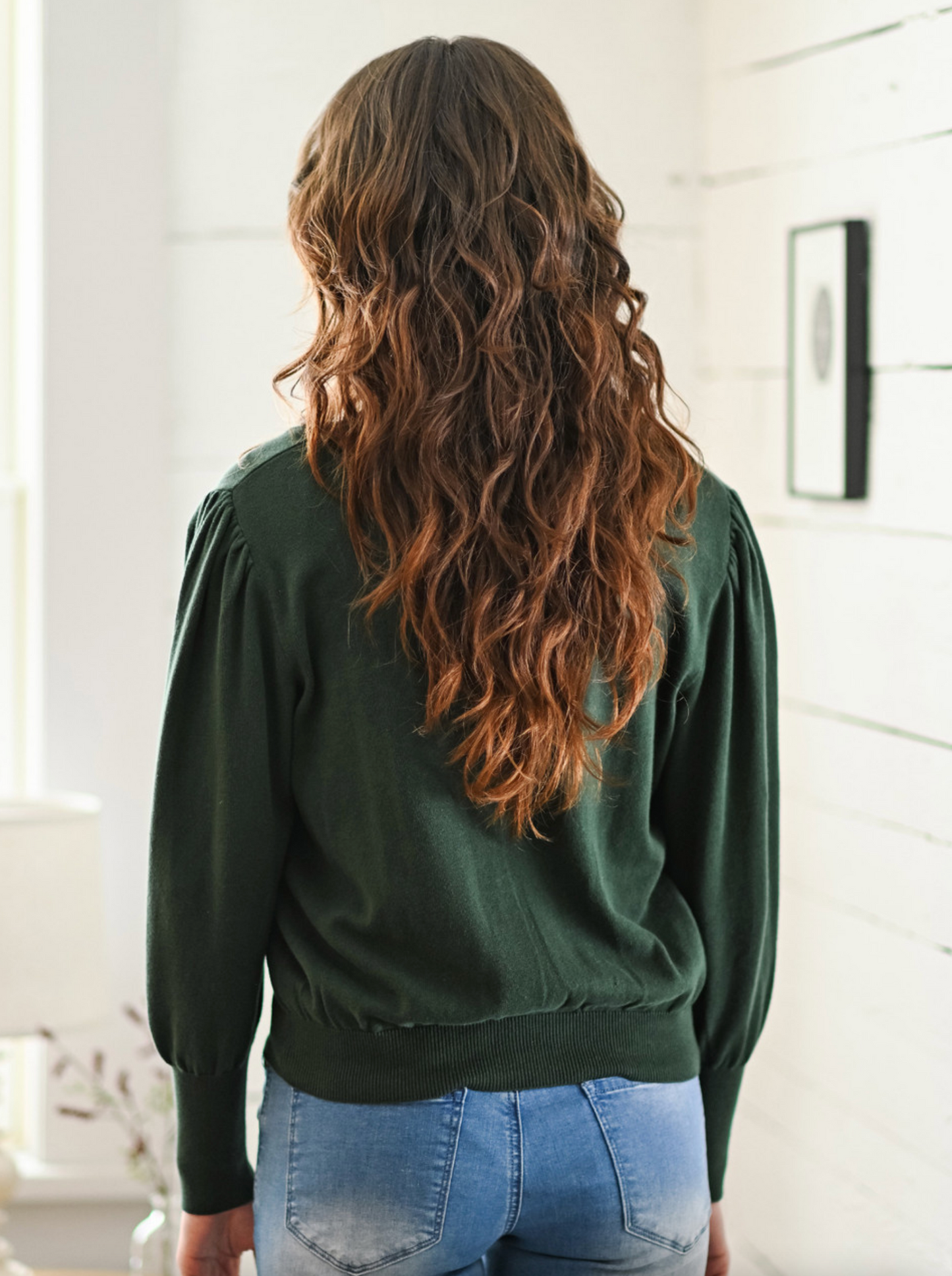 Ivy Hollow Sweater ~ Forest Green