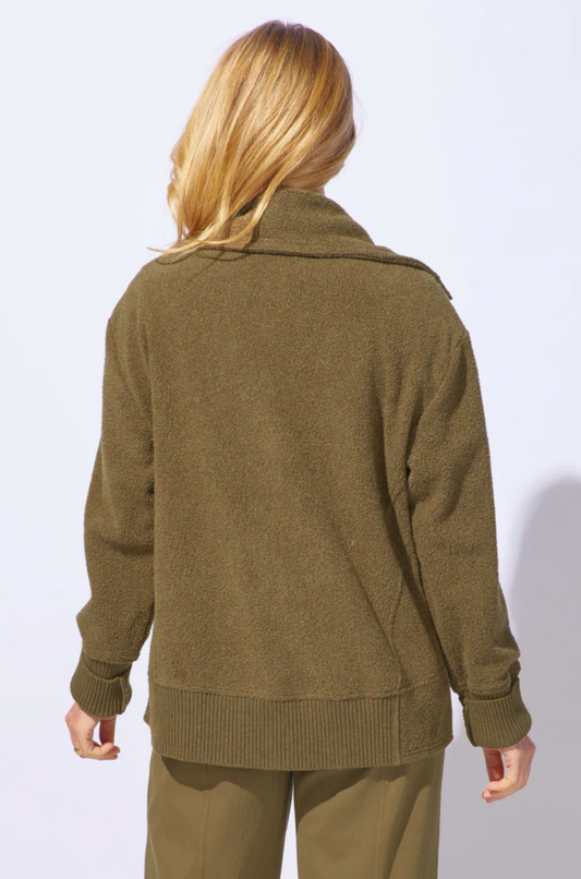 Fireside Plush Fleece Jacket ~ Willow