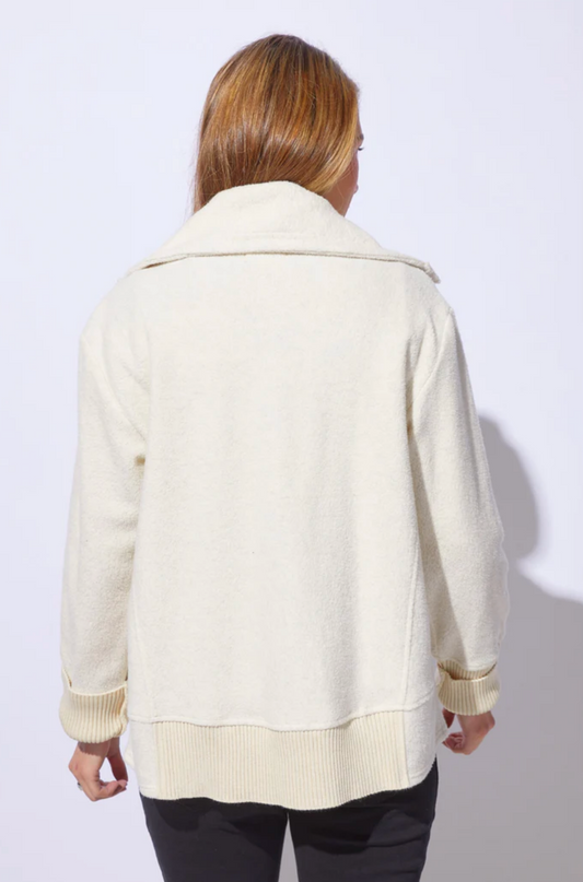 Fireside Plush Fleece Jacket ~ Ivory