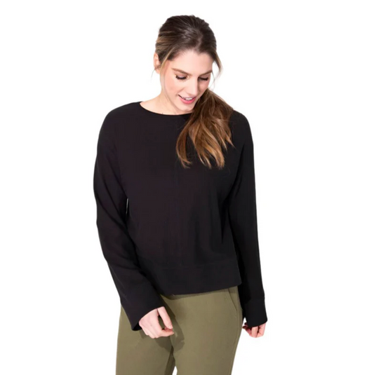 Jana Snuggly Pullover ~ Black