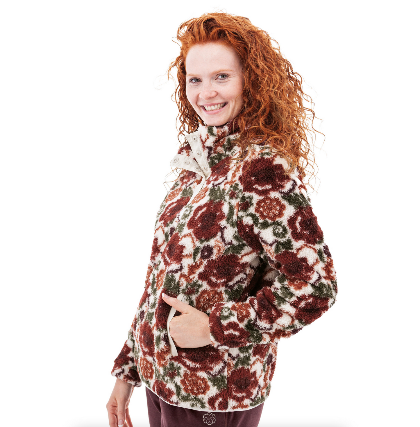 Equinox Floral Fleece Pullover