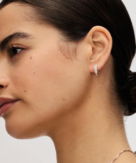 White™ Always On Sparkle Hoops