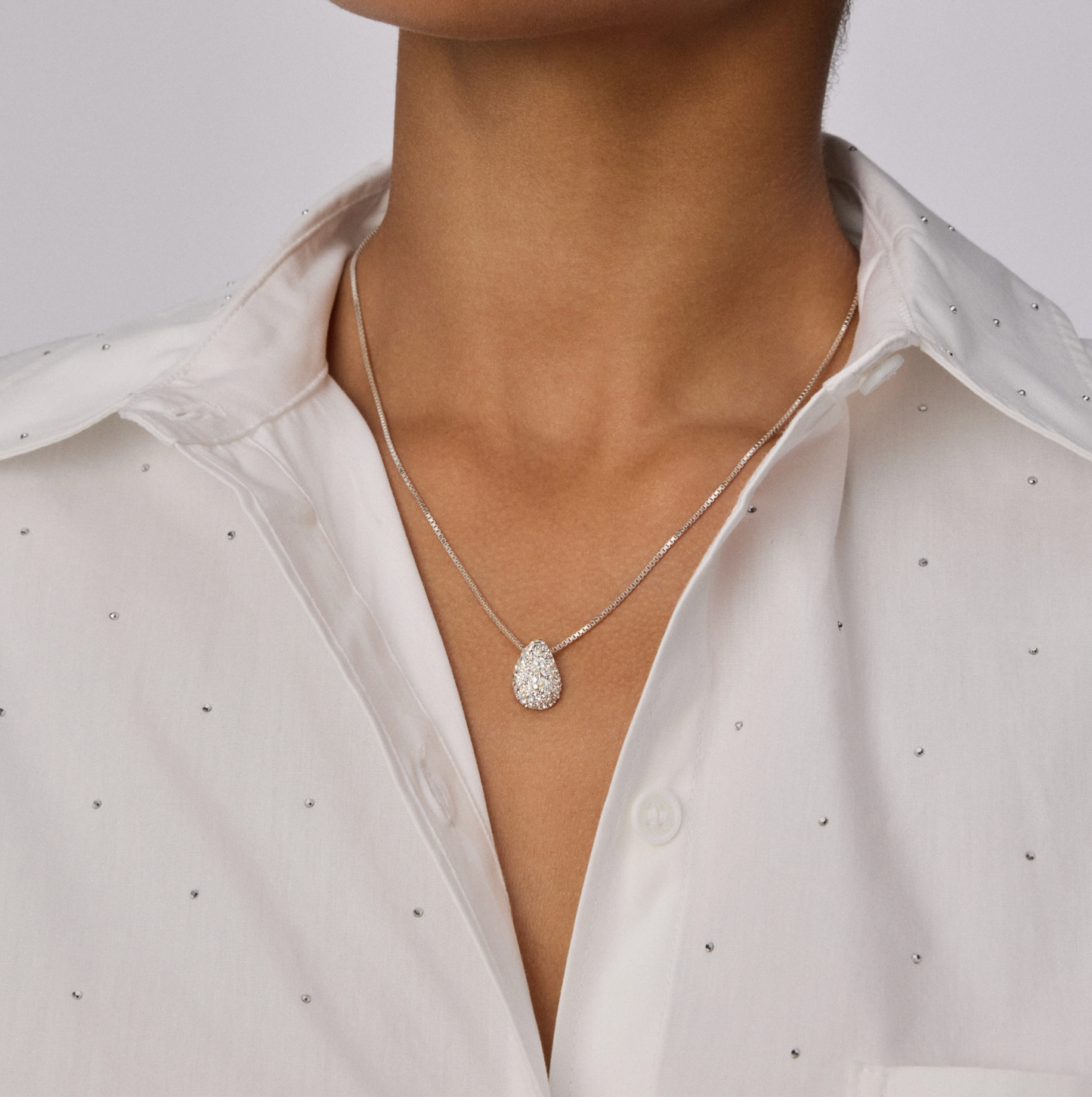 Glitz Sparkle Mini Drop Necklace - Hillberg & Berk™