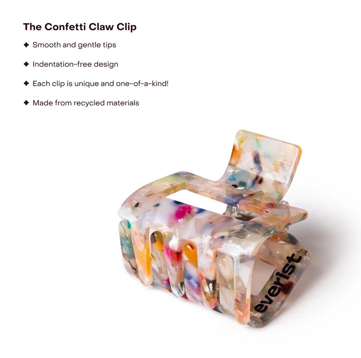 Small Confetti Claw Clip