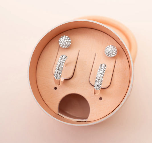 White 6mm & Always On Hoop Set