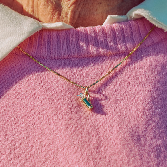 Tee Time Charm - Gold ~ Hillberg & Berk