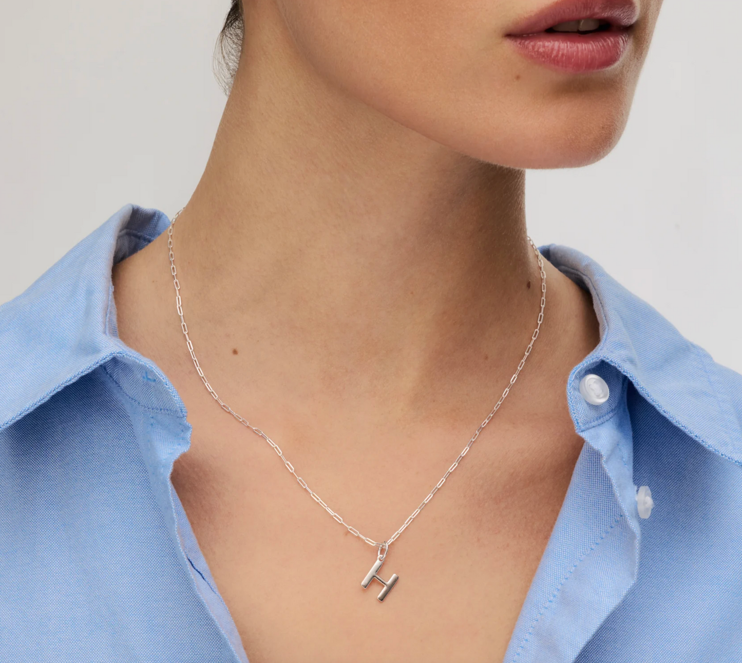 Sterling Silver Essential Clip Chain Necklace ~ Hillberg & Berk