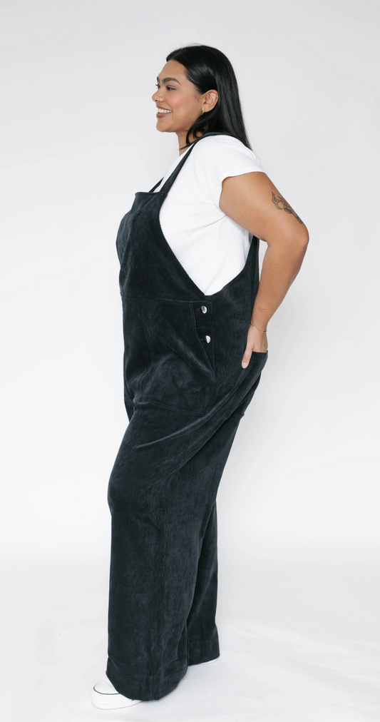 Stevie Cord Overall ~ Jet Black