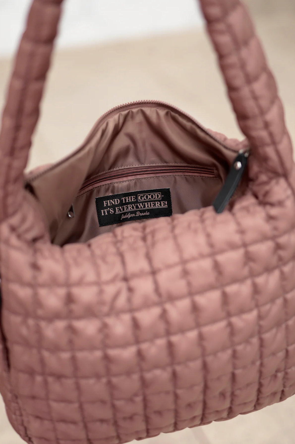 On Cloud Nine Quilted Puffer Tote Bag