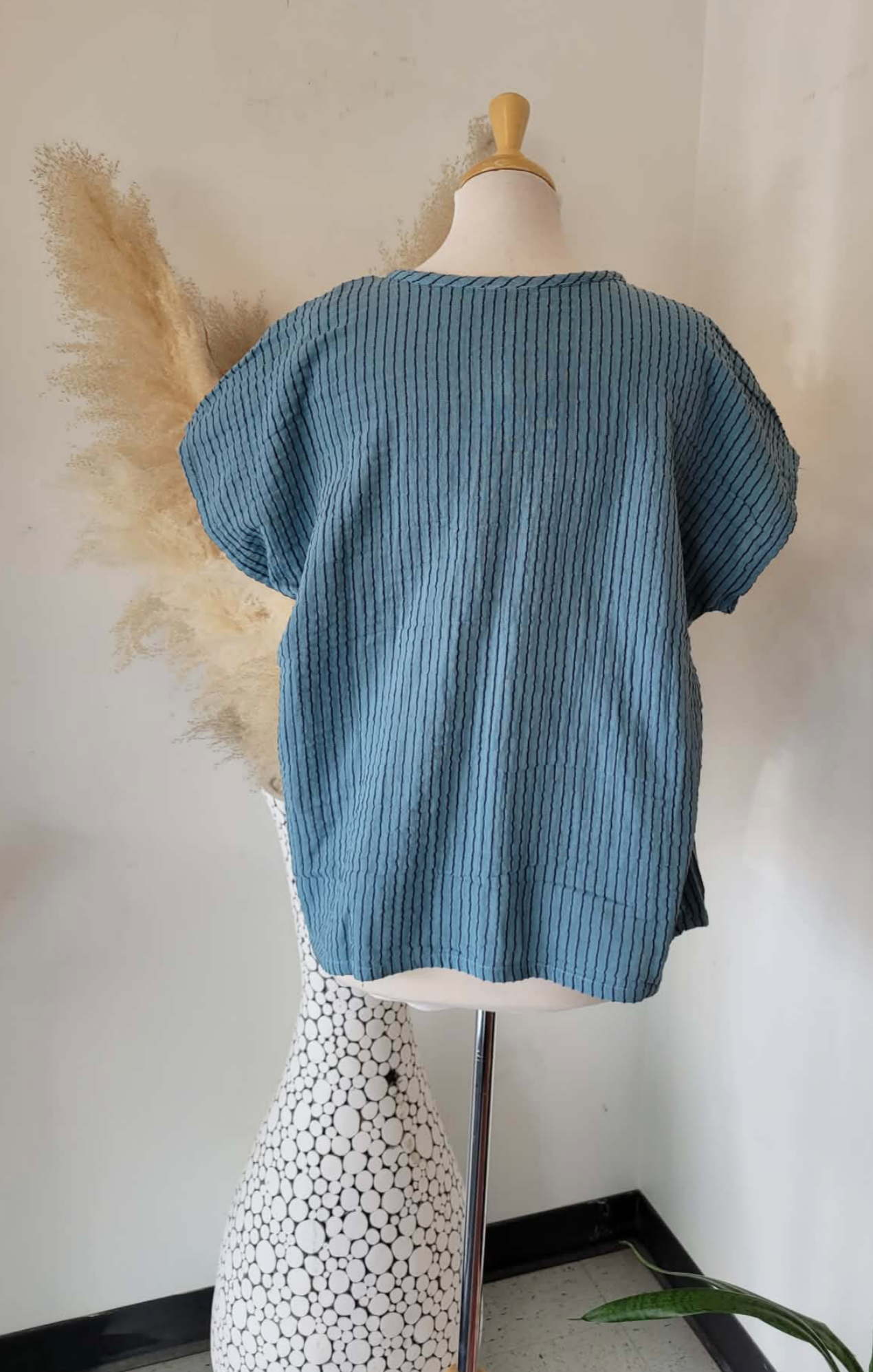 Mel Top ~ Tide Blue