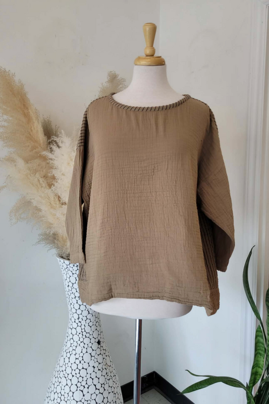 Lara Pullover ~ Walnut