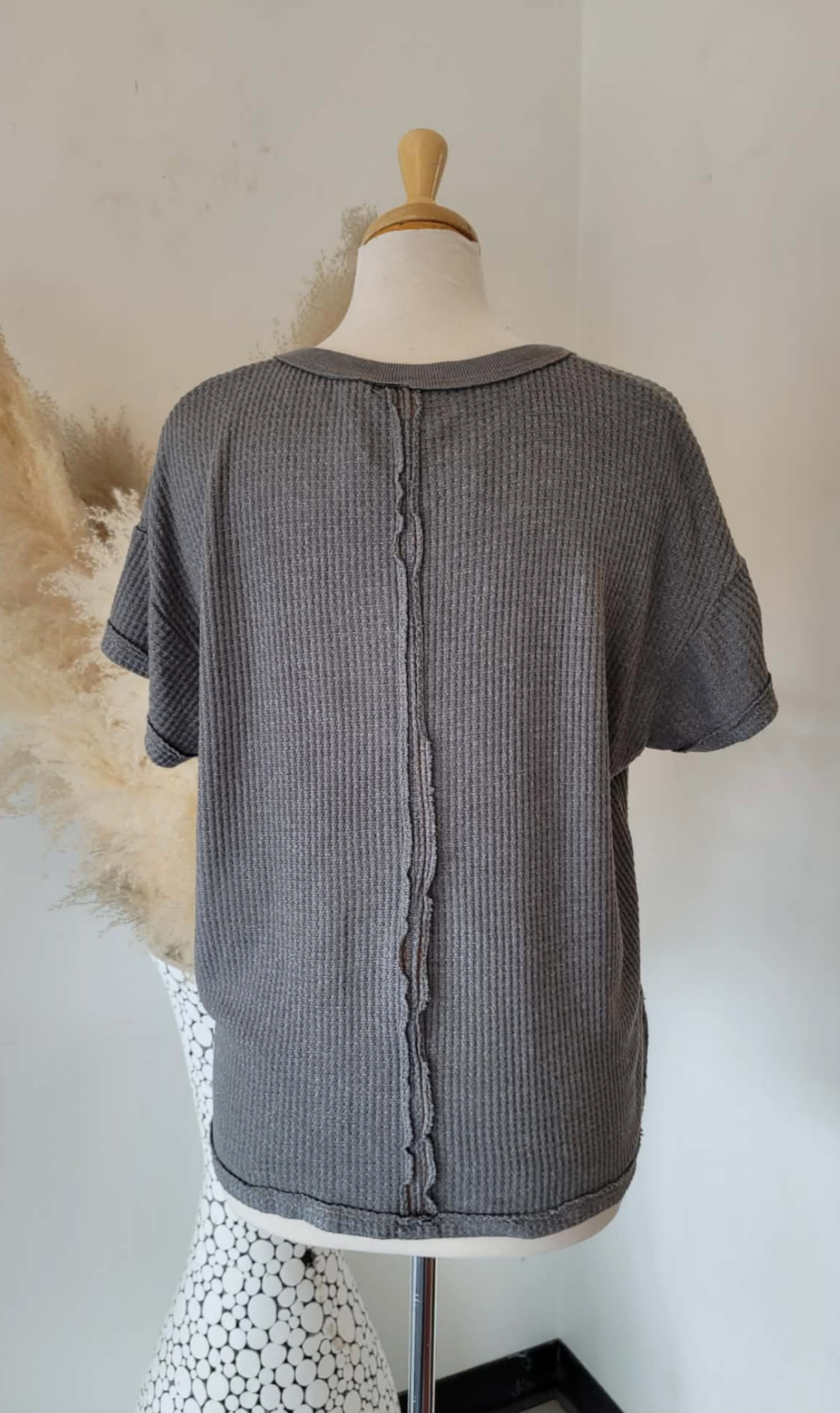Bobbie Boyfriend Waffle T ~ 2 Colours